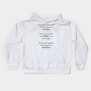 Covid Advice Kids Hoodie